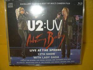 【2CD＋ブルーレイ】U2「LIVE AT THE SPHERE 12TH SHOW WITH LADY GAGA」