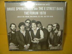 【3CD】BRUCE SPRINGSTEEN「THE FORUM 1978」MIKE MILLARD 