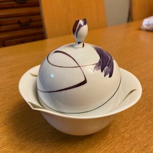 マイセン シュガーポット Meissen 青い花