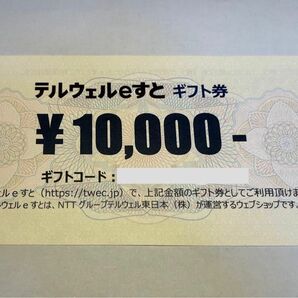 ショッピングサイト【テルウェルeすと】用クーポン券_1万円分