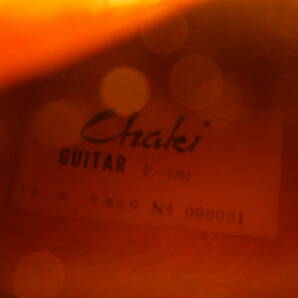 CHAKIエレクトリックフルアコースティックギター中古品の画像4