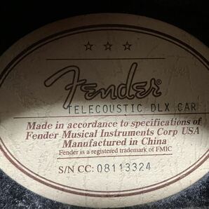 Fender Telecoustic DLX フェンダー エレアコの画像7