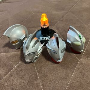 中古商品ウルトラマンvol.3 光の巨人コレクション4顔台座1個 +ウルトラマンフィギュア7体☆