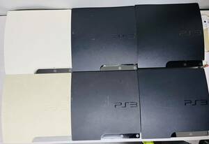 ★1円～【通電確認済・ジャンク】SONY PS3 本体 大量 まとめ CECH 3000 2500 2000 7台セット 黒 白 プレステ