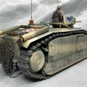 タミヤ 1/35 フランス戦車 ルノー B1 bis 完成品の画像2