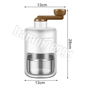 お得☆小型　手動　アイスカッター　家庭用　かき氷　スムージー　調理器具