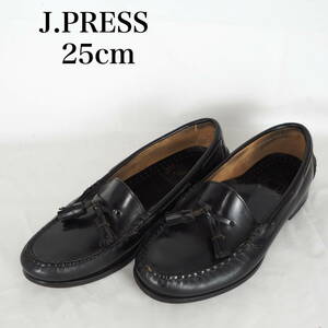 MK5492*J.PRESS *ジェイプレス*メンズローファー*25cm*黒