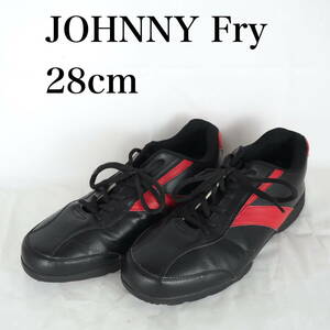 MK5425*JOHNNY FRY*ジョニーフライ*メンズゴルフシューズ*28cm*黒・赤