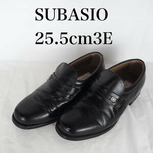 MK5658*SUBASIO*スバシオ*メンズビジネスシューズ*25.5cm3E*黒