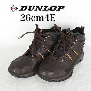 EB5216*DUNLOP*ダンロップ*メンズブーツ*26cm4E*茶