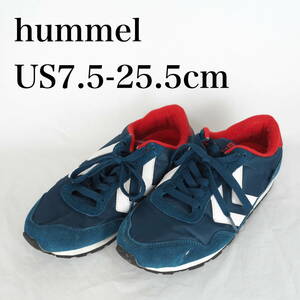 MK6004*hummel*ヒュンメル*メンズスニーカー*US7.5-25.5cm*ネイビー