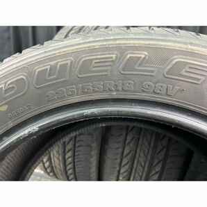 ブリヂストン DUELER H/L 225/55R18 4本SET◇2021年製8分山オンロードタイヤ◇中古 特筆すべき損傷なし◇エクストレイル デリカD:5等にの画像8