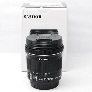 ◆極上美品◆ キヤノン CANON EF-S 10-18mm F4.5-5.6 IS STM ズームレンズ 超広角 ★動作確認済み★ スレキズ少ない逸品！