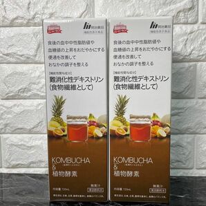 ［まとめ販売］KOMBUCHA＆植物酵素　720ml入り×２個 