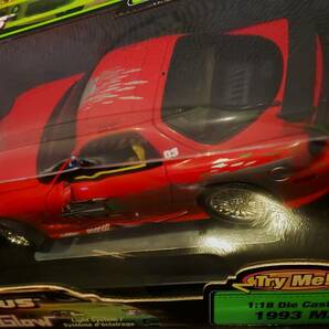 当時物 未使用 RACING CHAMPIONS FAST&FURIOUS 1/18 MAZDA RX-7 FD3S ワイルドスピード 劇中車 マツダ ヴェイルサイド ワイスピ ミニカーの画像3