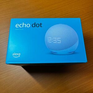 Amazon Echo dot エコードット 第5世代 時計付き クラウドブルー