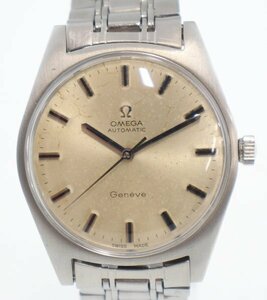 ◆ 1円 ～ 稼働品 OMEGA / オメガ ジュネーブ 165 041 Cal.552 自動巻き 3針 ホワイト文字盤 シルバー系 SS ヴィンテージ 143218