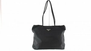 ◆ １円 ～ PRADA / プラダ テスート ナイロン トートバッグ 三角ロゴ ブラック 145019