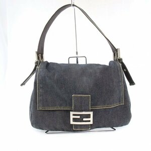 ◆ １円 ～ FENDI / フェンディ マンマバケット デニム ショルダーバッグ 肩掛け 鞄 かばん 146404