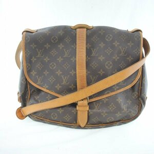 ◆ 1円 ～ ルイ ヴィトン / LOUIS VUITTON ソミュール 35 M42254 バッグ ショルダーバッグ モノグラム ブラウン系 斜め掛け 146862