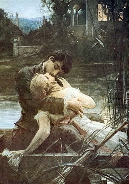 Oil painting reproduction Pirner_Kiss MA2289 Eurasia Art, Painting, Oil painting, Portraits