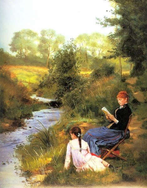 Oil painting reproduction Baugniet_Summer MA1474 Eurasia Art, Painting, Oil painting, Portraits