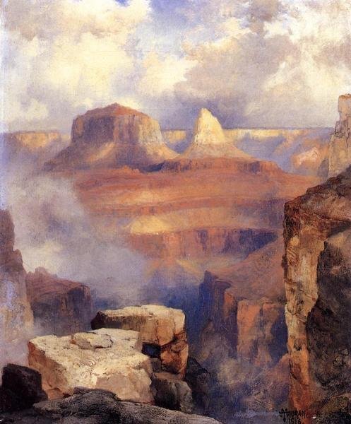 Oil painting reproduction Moran Thomas_Grand Canyon MA803 Eurasia Art, Painting, Oil painting, Nature, Landscape painting