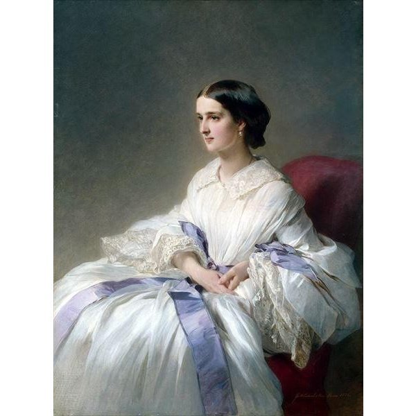 Ölgemälde Reproduktion von Winterhalter Gräfin Olga MA2838 Eurasia Art, Malerei, Ölgemälde, Porträts