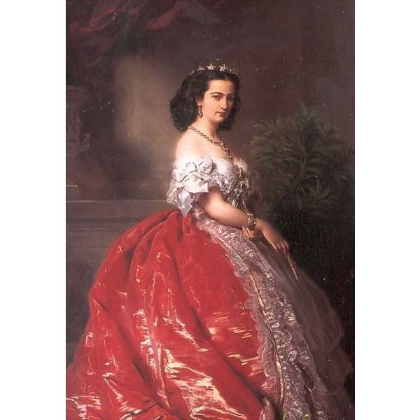 Reproducción de pintura al óleo Winterhalter_Reina francesa Mathilde Bonaparte MA2836 Arte euroasiático, cuadro, pintura al óleo, retrato