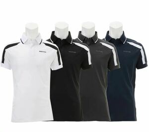 *BRIEFING GOLF Briefing * men's Thermo vent polo-shirt with short sleeves white L unused 