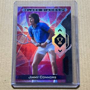 Jimmy Connors Black Diamond Red Parallel /100 2023 Upper Deck Goodwin Champions