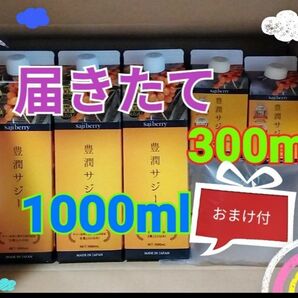 【お値下げ中】【物価高騰応援価格・おまけ付】黄酸汁 豊潤 サジー 1000・300ml セット