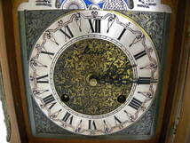 時計祭 W Haid 社製 ゼンマイ式 置き時計 稼働中 ドイツ製 ムーンフェイズ ヘイド社製 置時計 インテリアにも_画像3