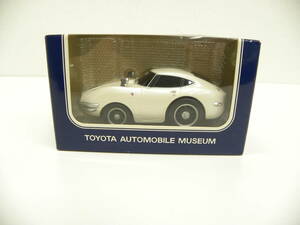 玩具祭 トヨタ博物館 オリジナルプルバックカー 2000GT ホワイト TOYOTA AUTOMOBILE MUSEUM ORIGINAL PULLBACK CAR