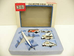  игрушка праздник Tommy Tomica ANA jumbo воздушный порт комплект все день пустой TOMY All Nippon Airways