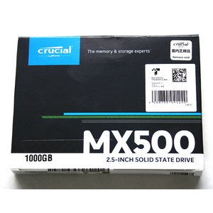  click post free shipping [ unopened goods ] Crew car ruCrucial 2.5 -inch SATA built-in type SSD 1TB MX500 CT1000MX500SSD1②