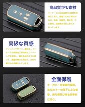 【送料無料、匿名配送】ホンダ スマートキーケース TPU キーカバー N-BOX N-ONE N-VAN ホワイト×シルバー_画像5