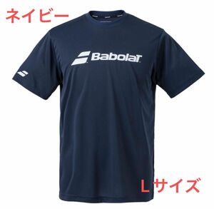 バボラ Babolat Ｌサイズ ネイビー テニス CLUB ショートスリーブ 半袖Tシャツ BUP4511C 2024SS