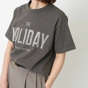 新品 Spick & Span スピックアンドスパン THE HOLIDAY Tシャツ グレー