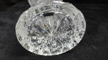 〇ひ337【3点セット】ガラス花器 花瓶 クリスタルガラス BOHEMIA CZECH REPUBLIC SLOVAKIA 24％CRYSTAL Cristal D'Arquesフランス製 _画像5