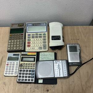  calculator radio summarize 7 pcs Canon SHARP SONY