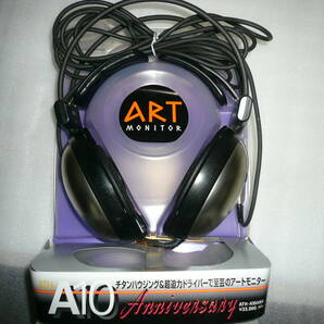 【希少】audio-technica オーディオテクニカ art monitor ATH-A10 動作品 フル装備 クリーニング済みの画像3