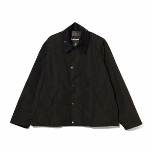 Barbour × BEAMS F / 別注 TRANSPORT JACKET ポリエステル メモリーツイル ジャケット　34