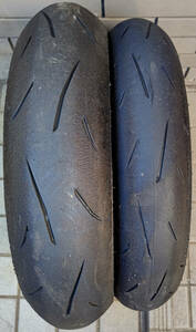 DUNLOPSPORTMAX α13SP 中古前後 タイヤセット F110/70 R140/70 CBR250R 