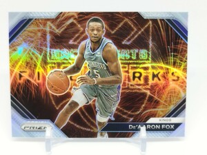 ディアロン・フォックス 2023-24 Panini Prizm Basketball Fireworks silver prism De'Aaron Fox キングス