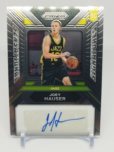 【RCベースオート】ジョーイ・ハウザー 2023-24 Panini Prizm Basketball RC Auto joey hauser ジャズ