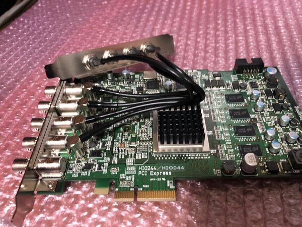 HIO244 PCI Express 自社設計/開発による高品質な映像出力ボード HD-SDI非圧縮画像のリアルタイム入出力が可能