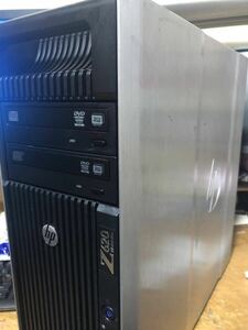 後期型 HP Z620 Workstation Intel Xeon E5-2690v2 8C16T 12800R ECC-64GB SSD500GB+HDD3TB Win10無線LAN Quadro k420&GeForce GT730