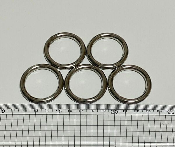 マルカン シルバー 30mm 5個セット