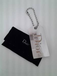 Dior　クリスチャンディオール　ミラー　鏡　9ｃｍ×4cm　チャーム　ストラップ　